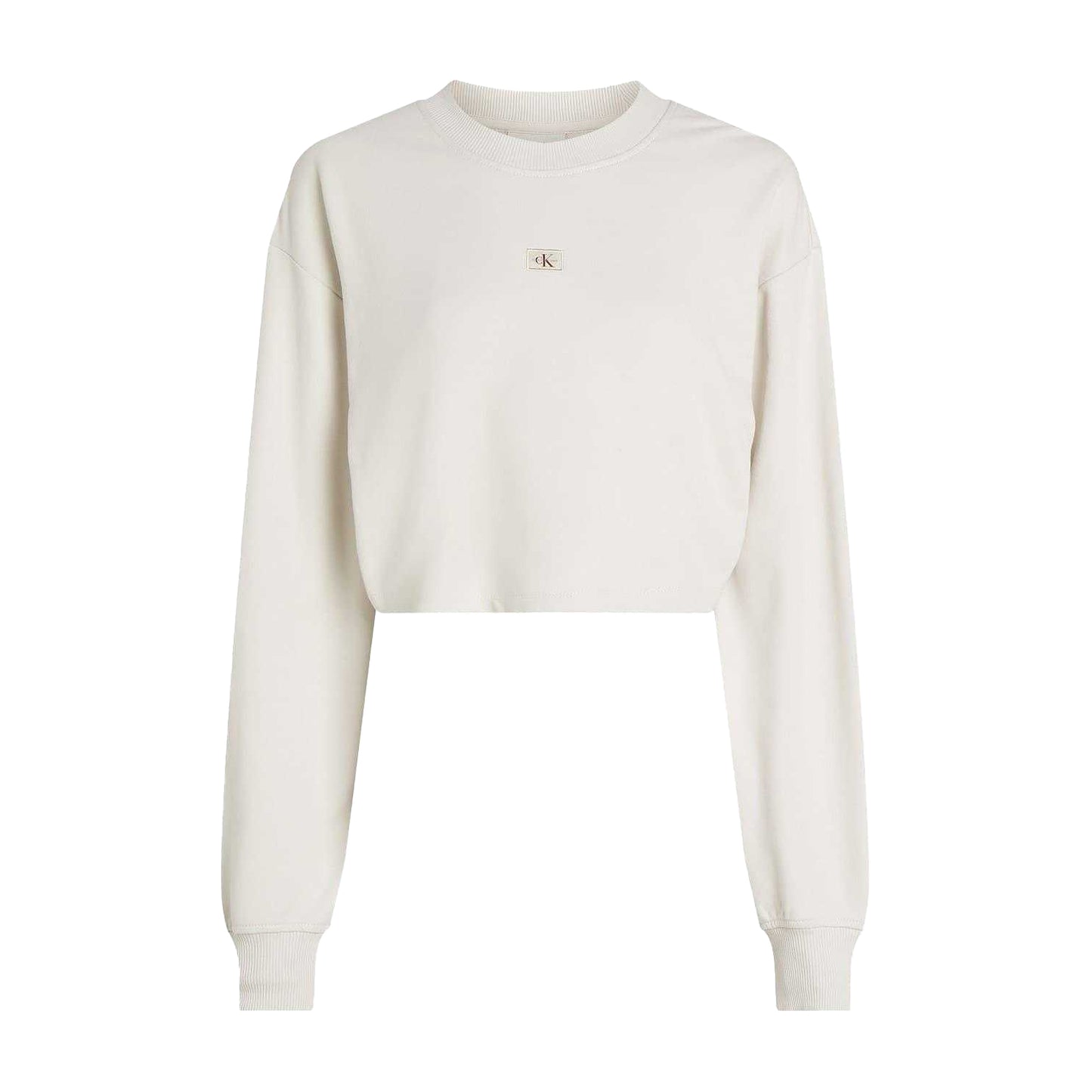 Chalk - Front - Calvin Klein Womens-Ladies Sweatshirt