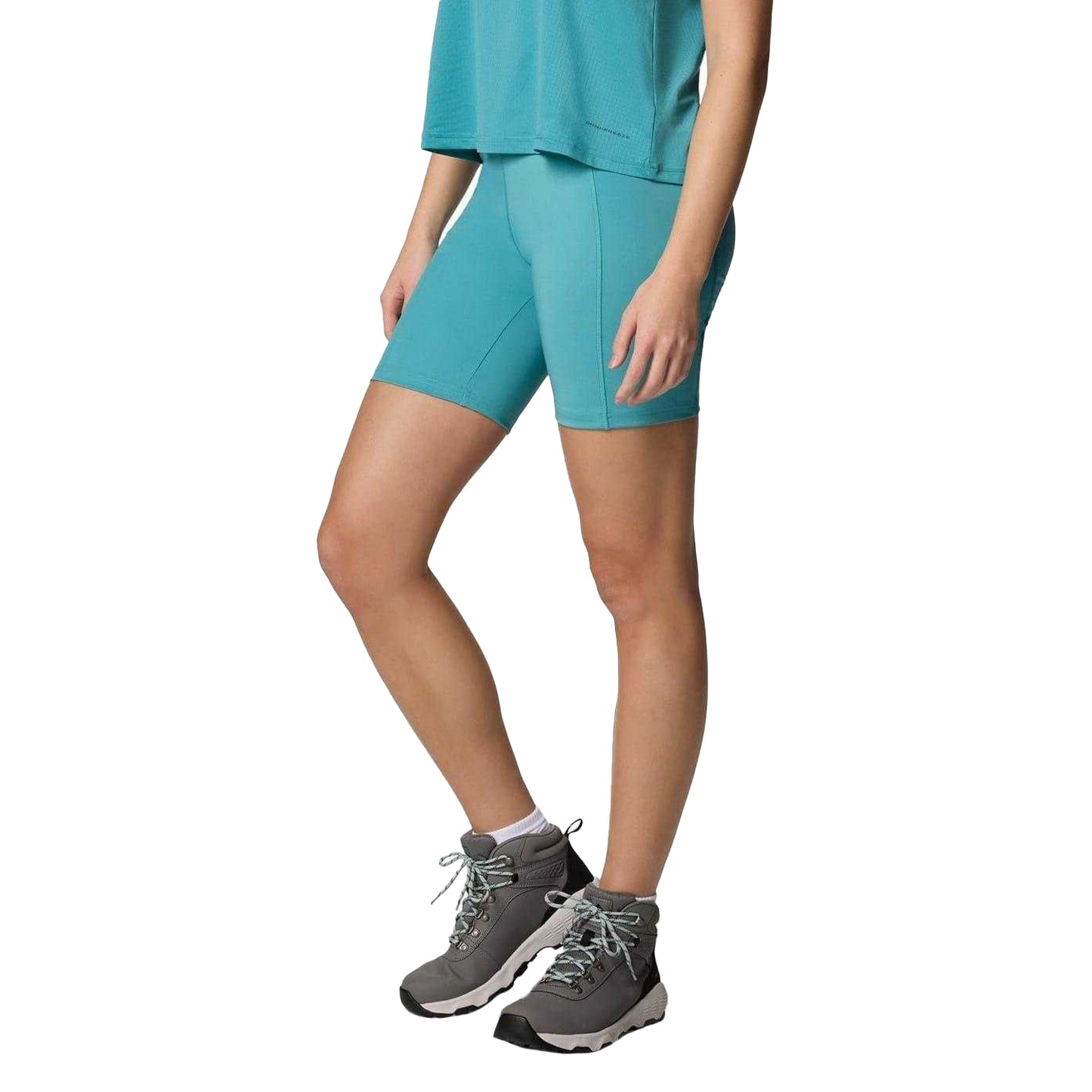 Teal - Front - Columbia Womens-Ladies Slim Walking Shorts