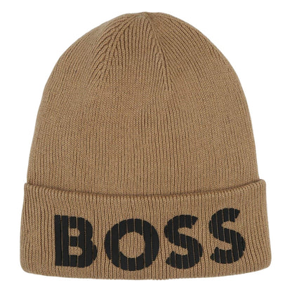 Brownie - Front - Boss Childrens-Kids Lettering Beanie