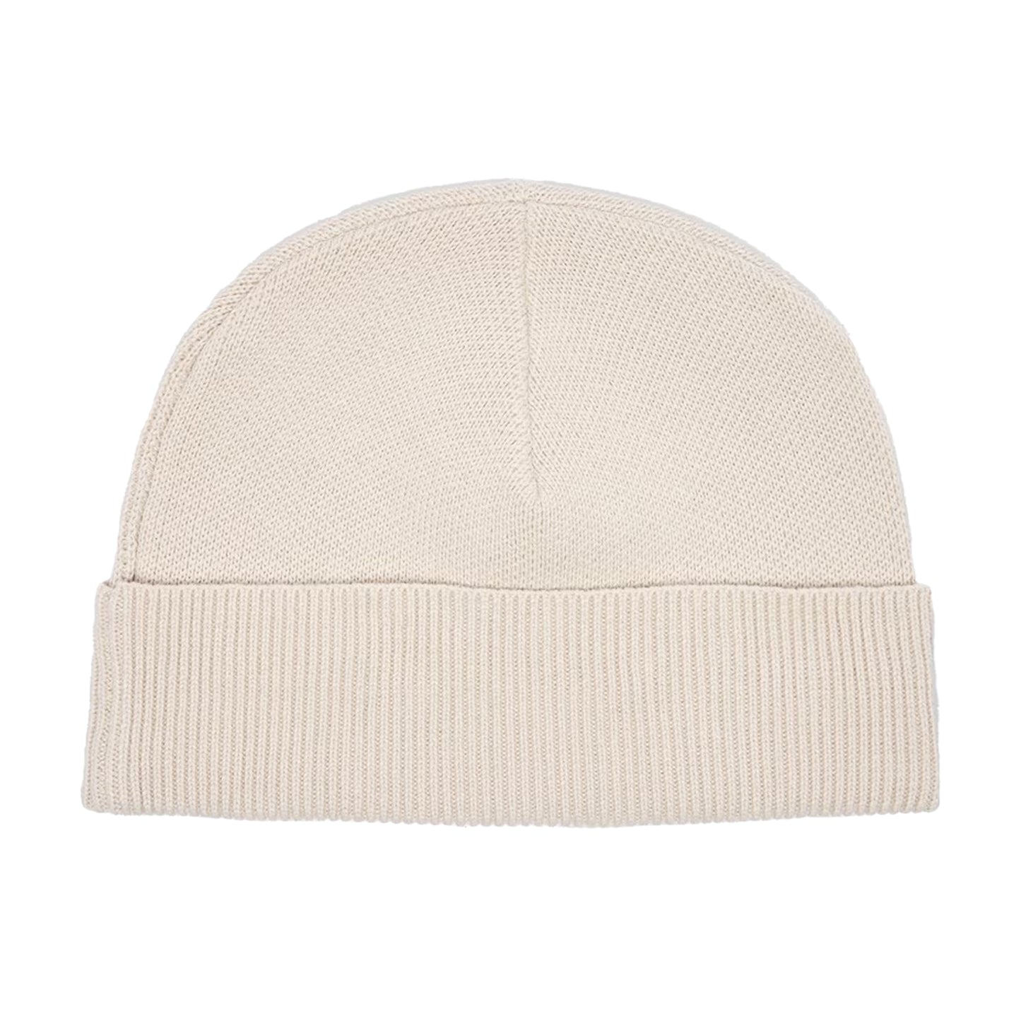 Grey - Back - Pretty Green Mens Norbury Ribbed Winter Beanie