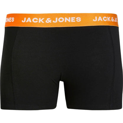 Dark Green - Back - Jack And Jones Boys Cotton Blend Boxer Shorts (Pack of 3)