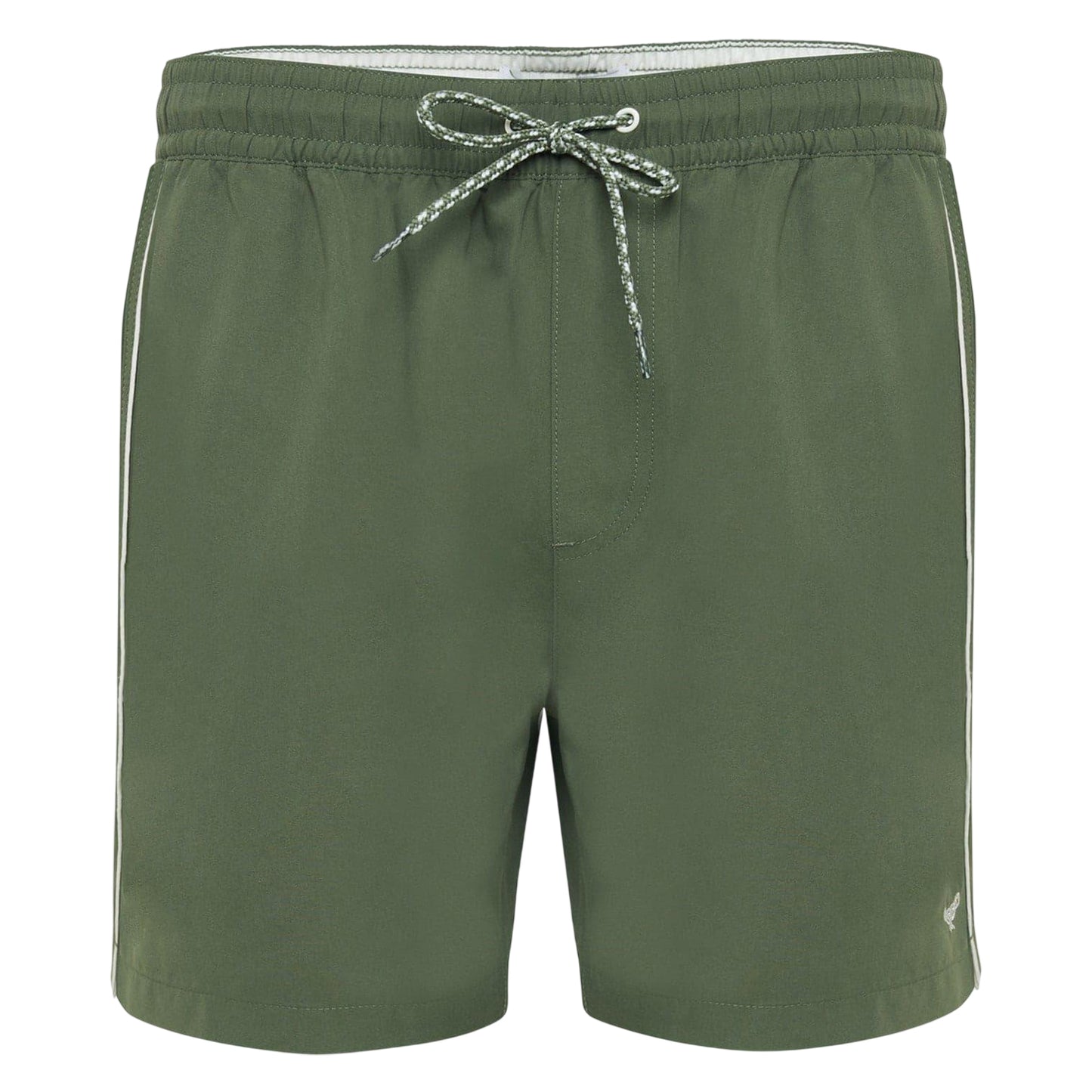 Olive - Front - Threadbare Mens Regular Swim Shorts
