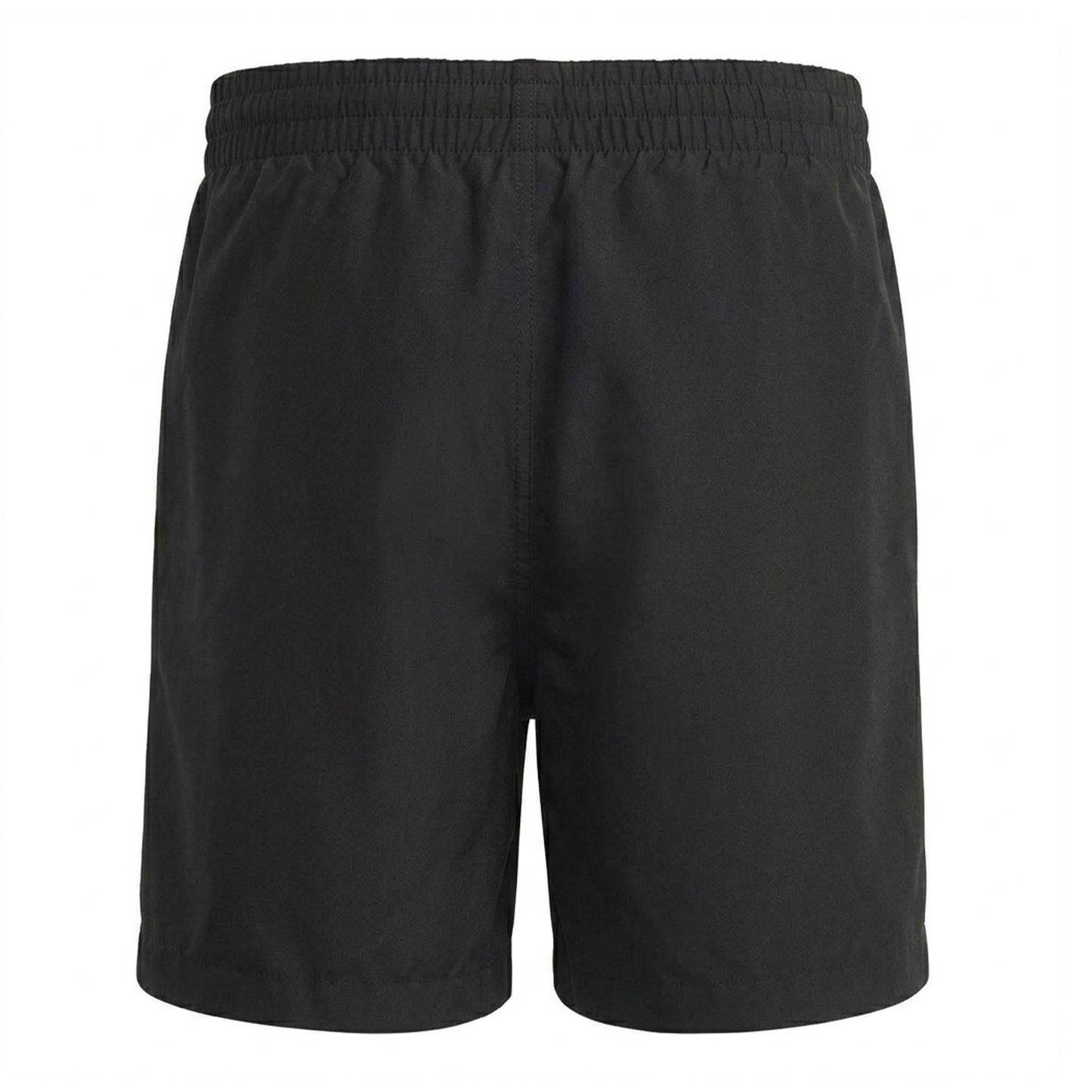Black - Back - Adidas Mens 3 Stripes Swim Shorts