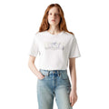 White - Lifestyle - Levis Womens-Ladies The Perfect T-Shirt