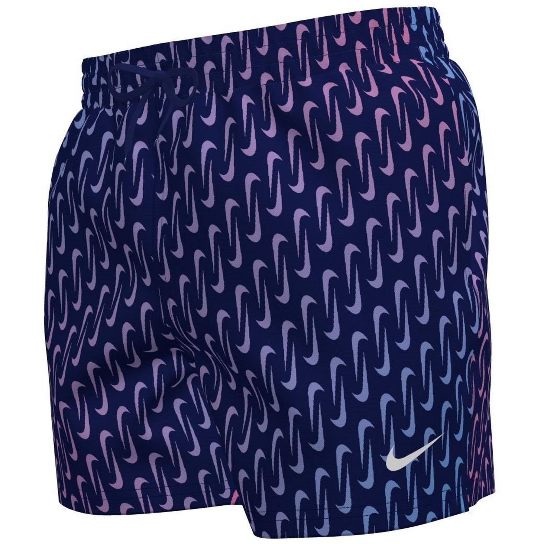 Midnight Navy - Front - Nike Mens Breaker 5 Swim Shorts