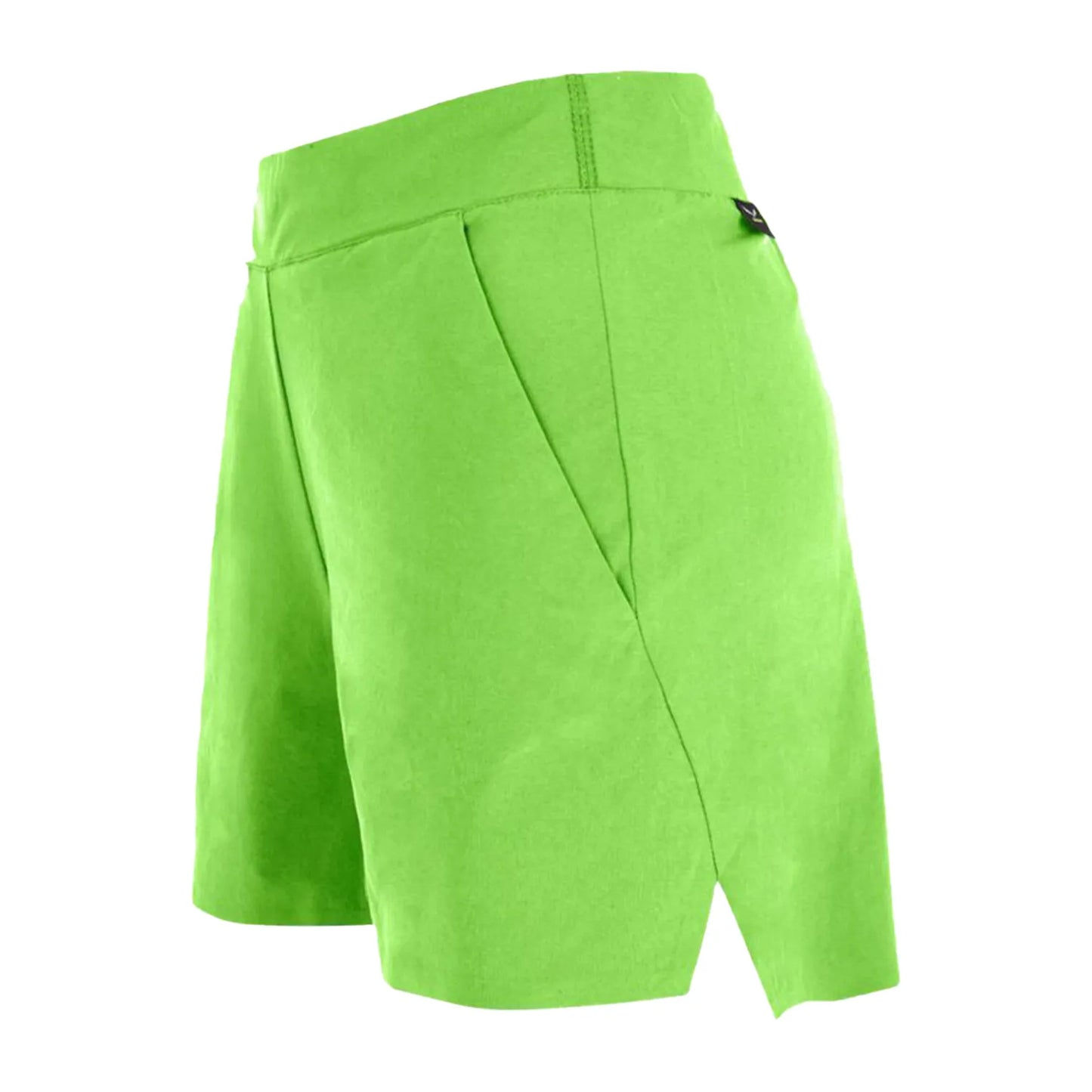 Pale Green - Side - Salewa Womens-Ladies Athletic Shorts