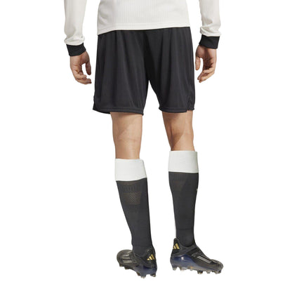 Black-White - Back - Adidas Unisex Adult Germany 125th Anniversary Football Shorts