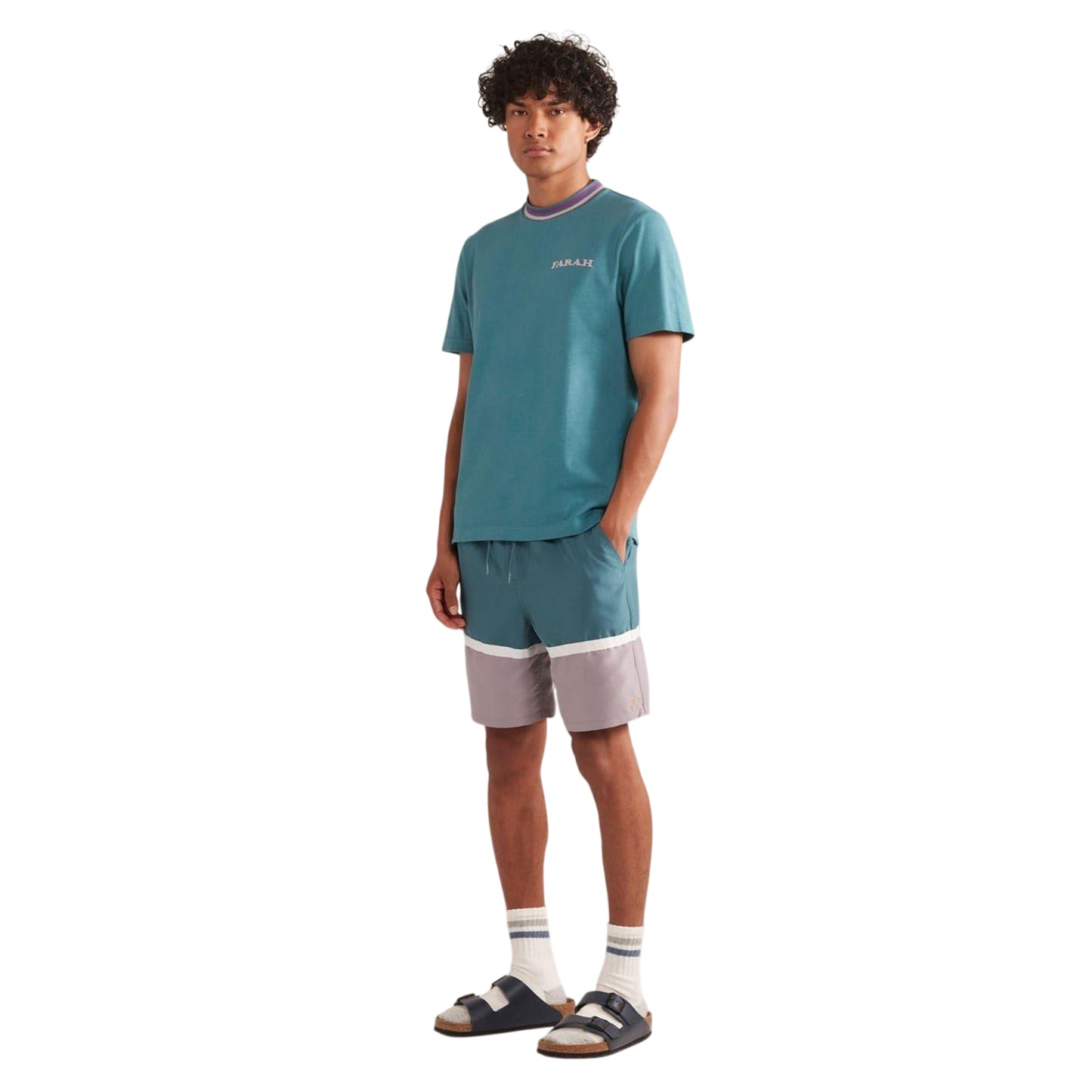 Ocean - Side - Farah Mens Murphy Regular Swim Shorts