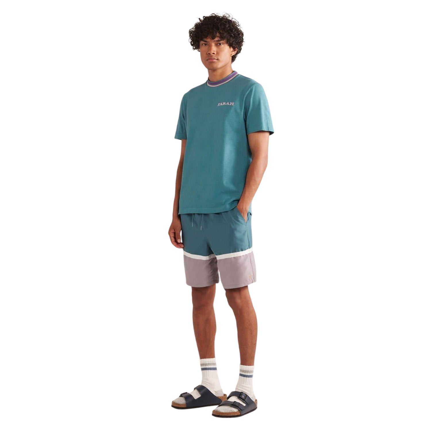 Ocean - Side - Farah Mens Murphy Regular Swim Shorts