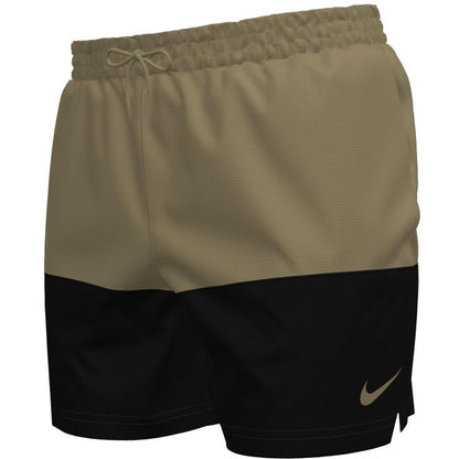 Parachute Beige - Front - Nike Mens Colour Block Swim Shorts