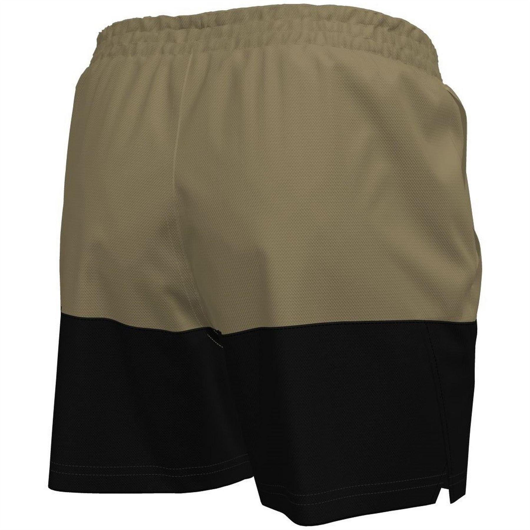 Parachute Beige - Back - Nike Mens Colour Block Swim Shorts