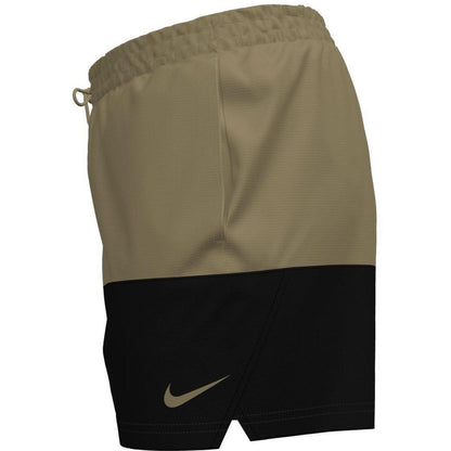 Parachute Beige - Side - Nike Mens Colour Block Swim Shorts