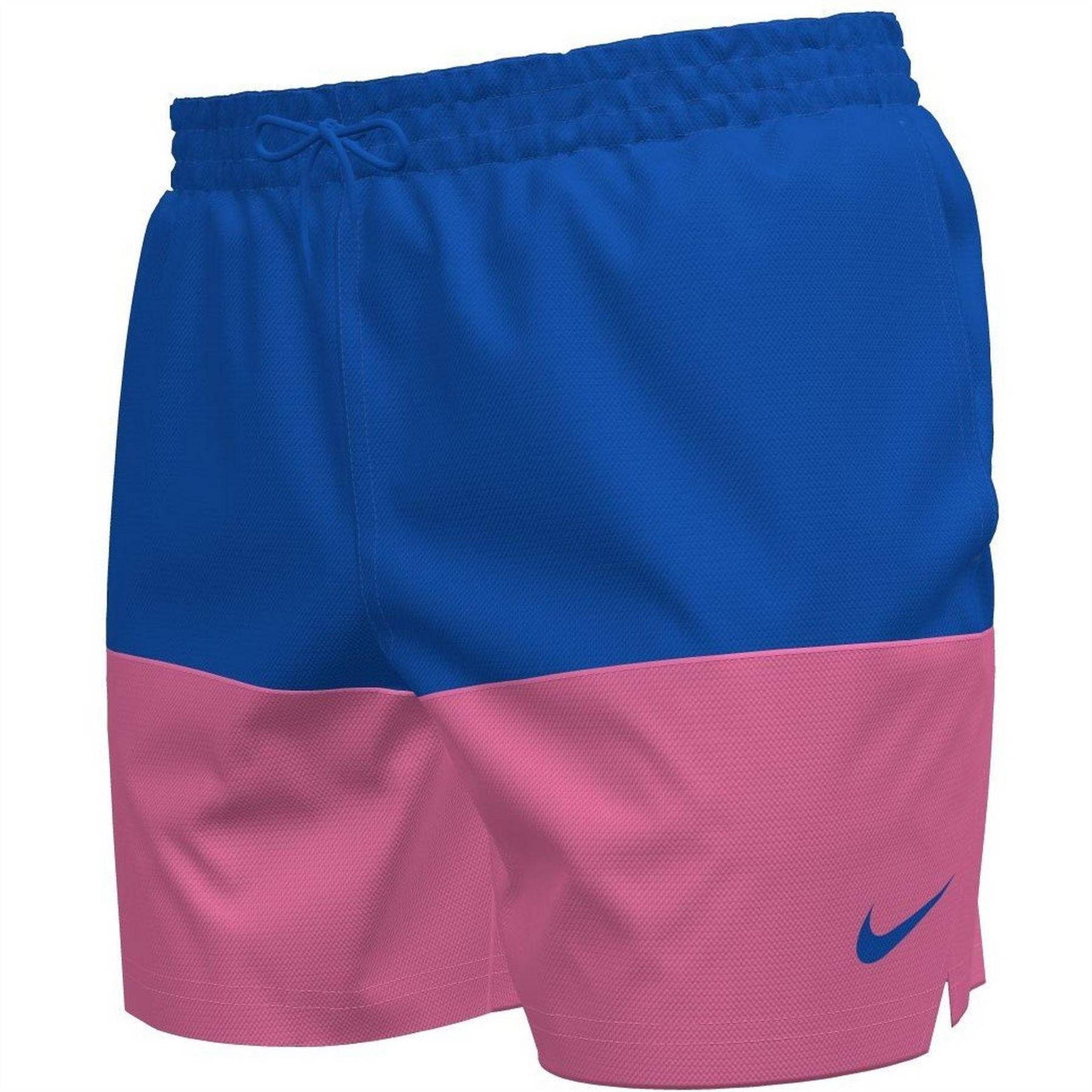 Crystal - Front - Nike Mens Colour Block Swim Shorts