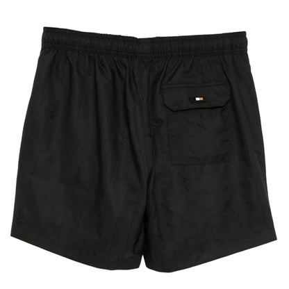 Black - Back - Boss Mens Dive Swim Shorts
