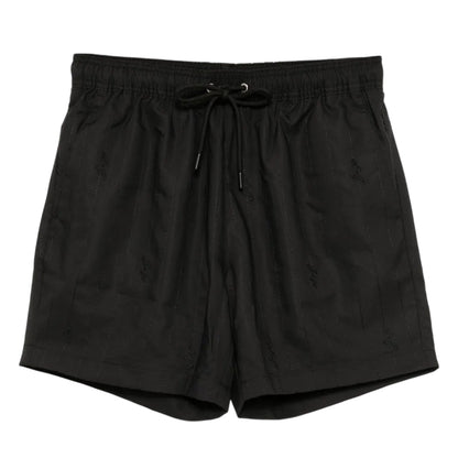 Black - Front - Boss Mens Dive Swim Shorts