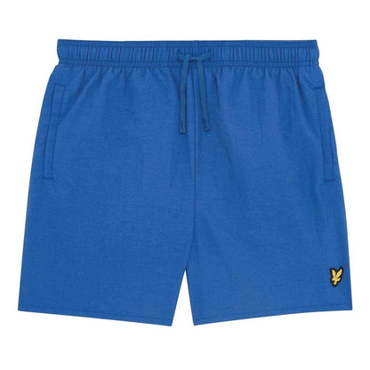 Now Blue - Front - Lyle & Scott Boys Drawstring Swim Shorts