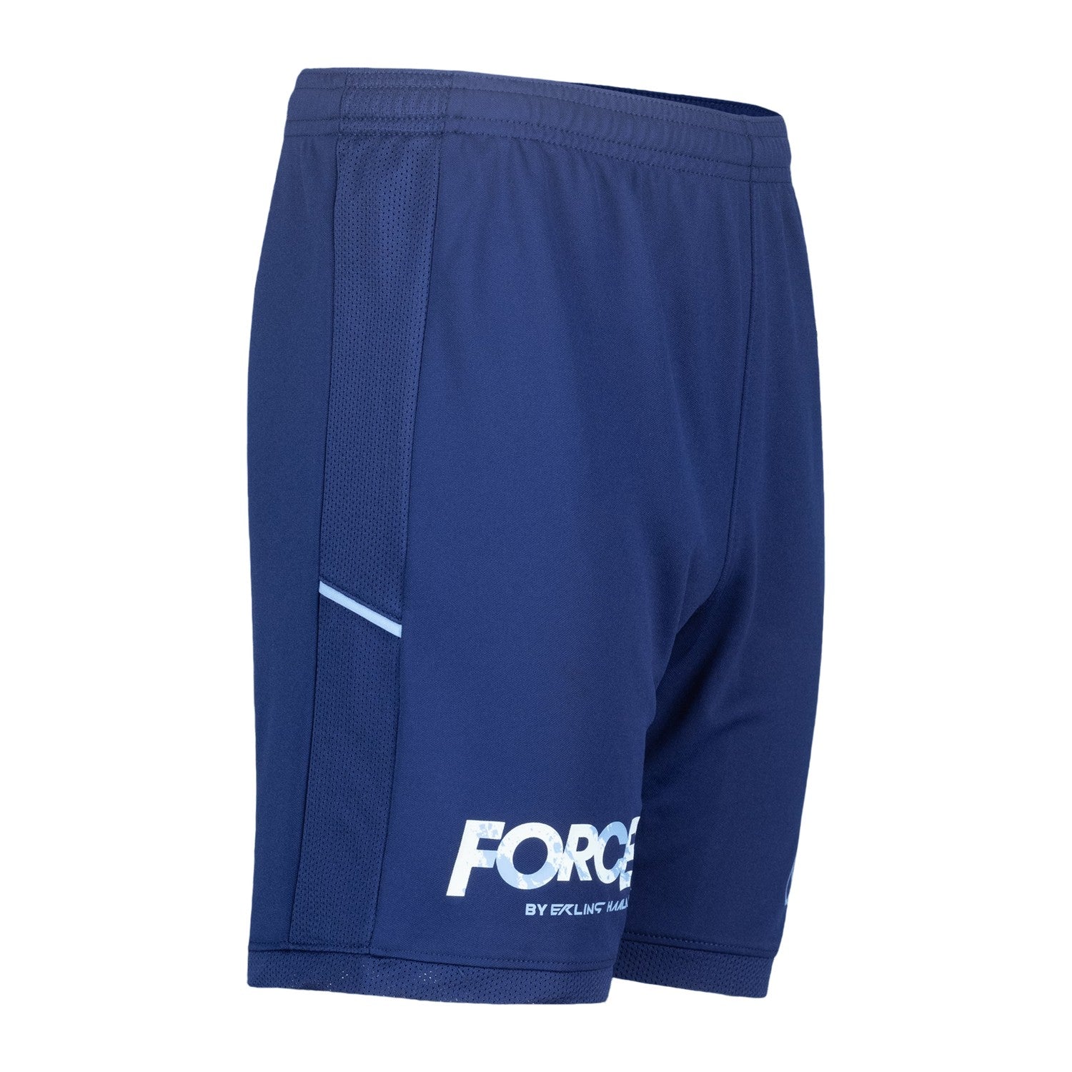 Navy-Orange - Side - Nike Boys Haaland Athletic Football Shorts