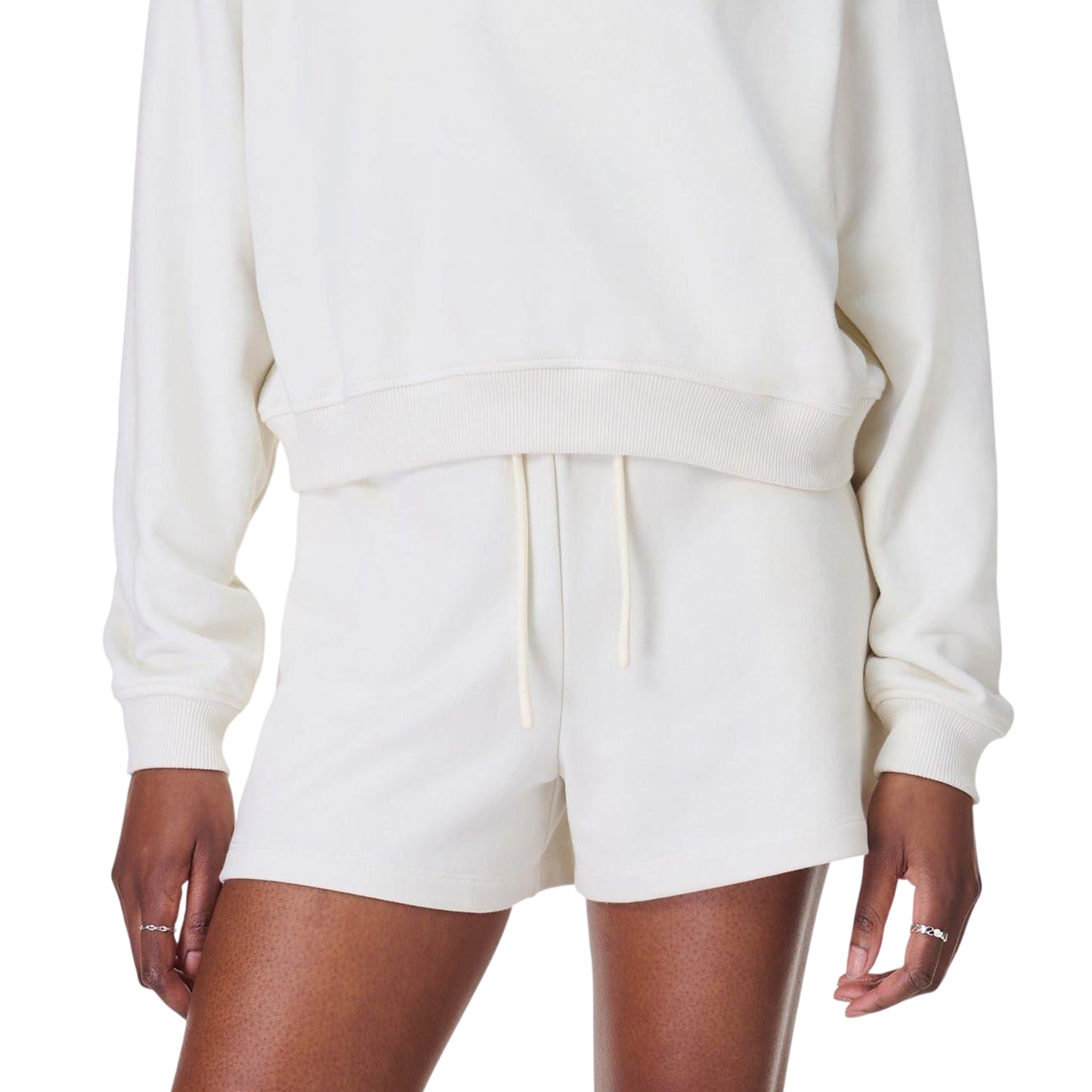 Lily White - Front - Sweaty Betty Womens-Ladies Sweat Shorts