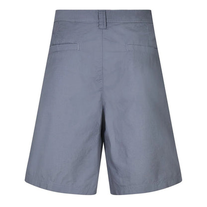 Blue - Back - Columbia Mens Cotton Poplin Shorts