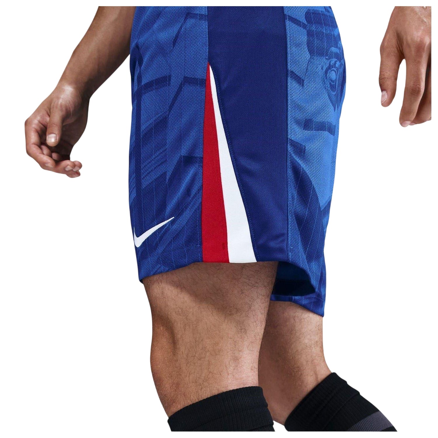 Blue-White - Side - Nike Unisex Adult 2025-2026 Chelsea FC Football Shorts
