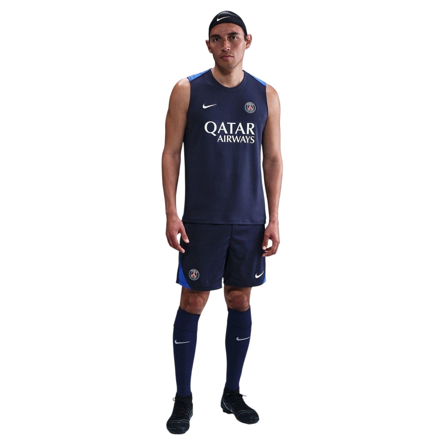 Midnight Navy - Front - Nike Unisex Adult 2025-2026 Strike Paris Saint Germain FC Training Football Shorts