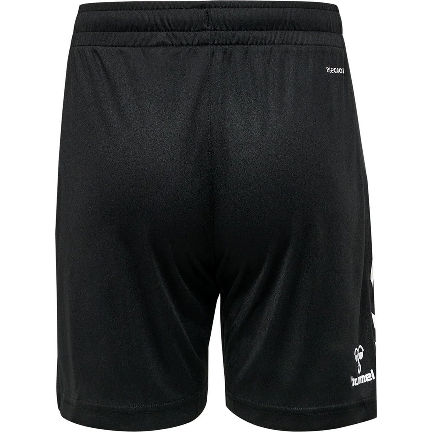 Black - Back - Hummel Unisex Adult Logo Shorts