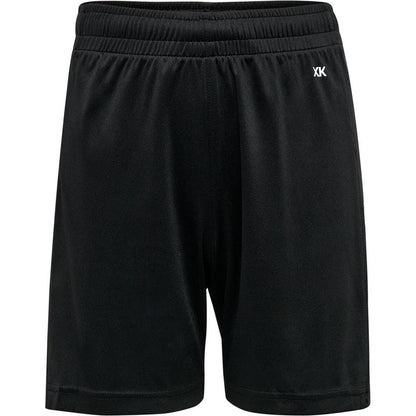Black - Front - Hummel Unisex Adult Logo Shorts