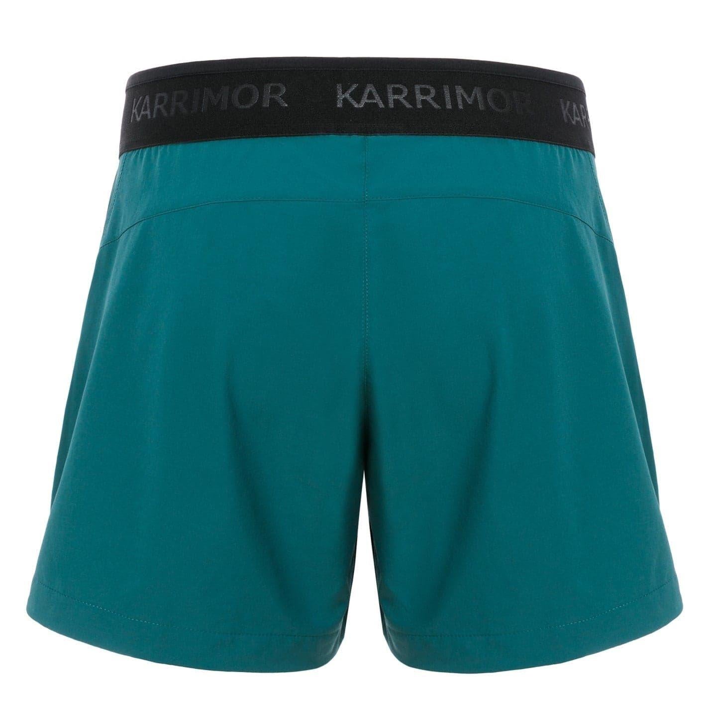 Blue - Back - Karrimor Womens-Ladies Relaxed Fit Walking Shorts