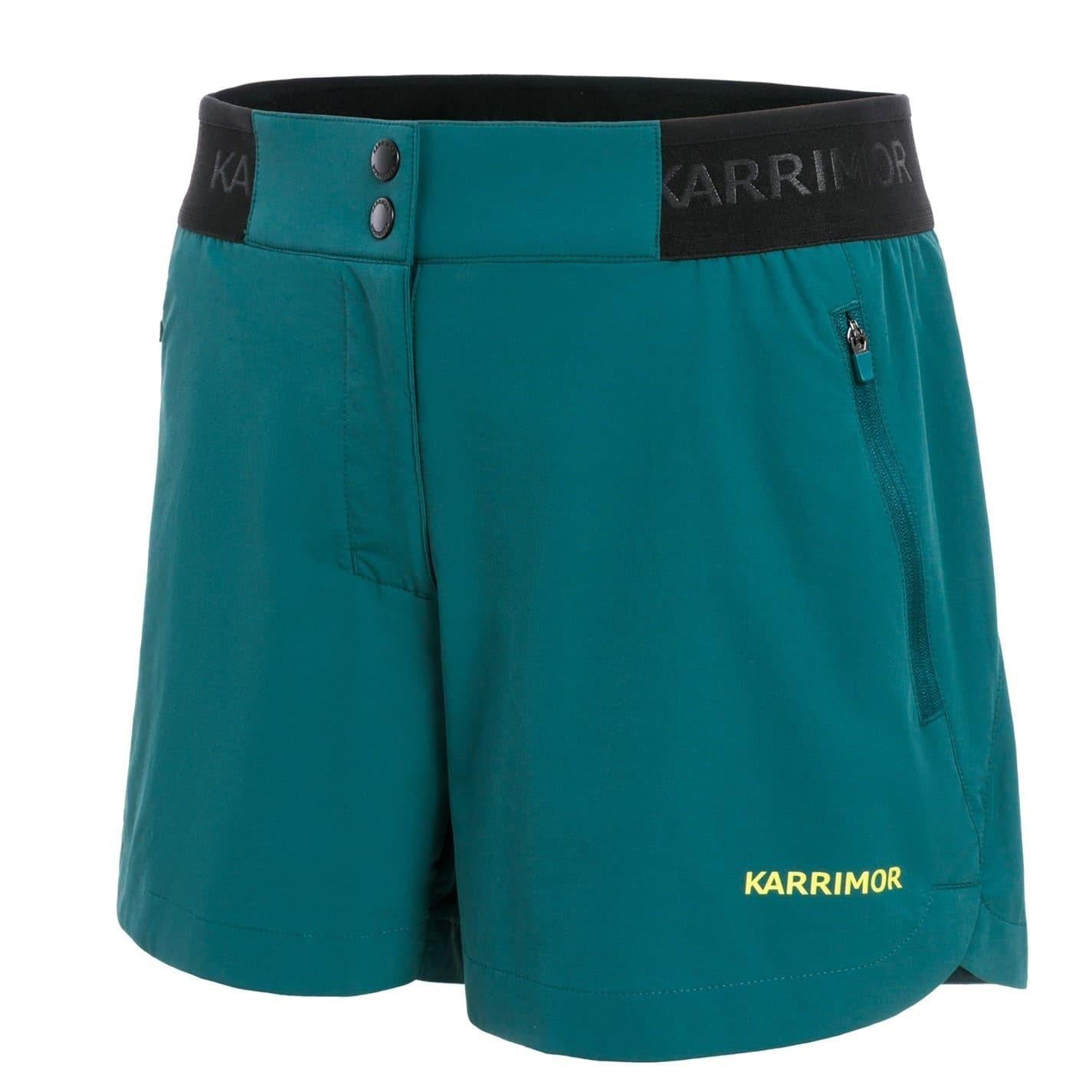 Blue - Side - Karrimor Womens-Ladies Relaxed Fit Walking Shorts