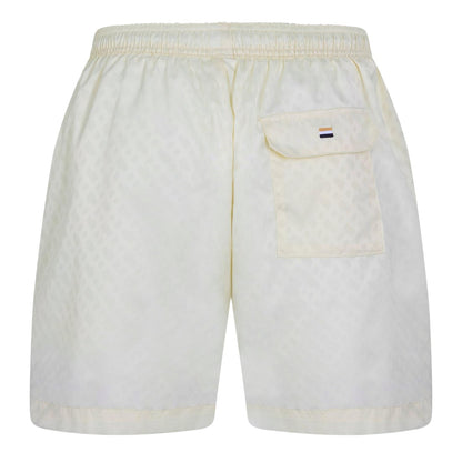 White - Back - Boss Mens Jacques Swim Shorts