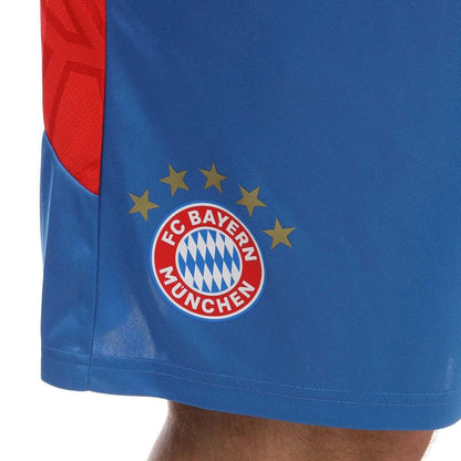 Royal Blue - Side - Adidas Mens Bayern Munich 2022-23 Training Shorts