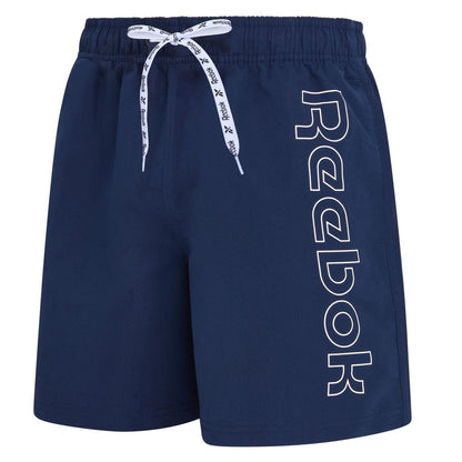 Vector Navy - Front - Reebok Mens Abbott Swim Shorts