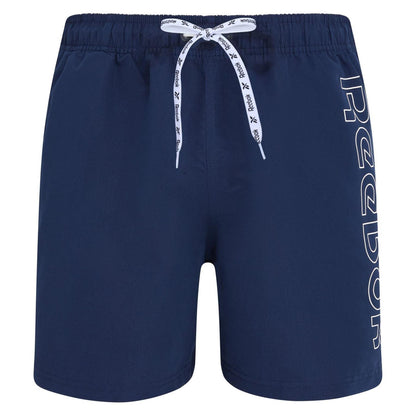 Vector Navy - Back - Reebok Mens Abbott Swim Shorts