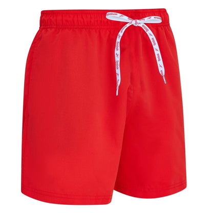Sport Red - Side - Reebok Mens Abbott Swim Shorts