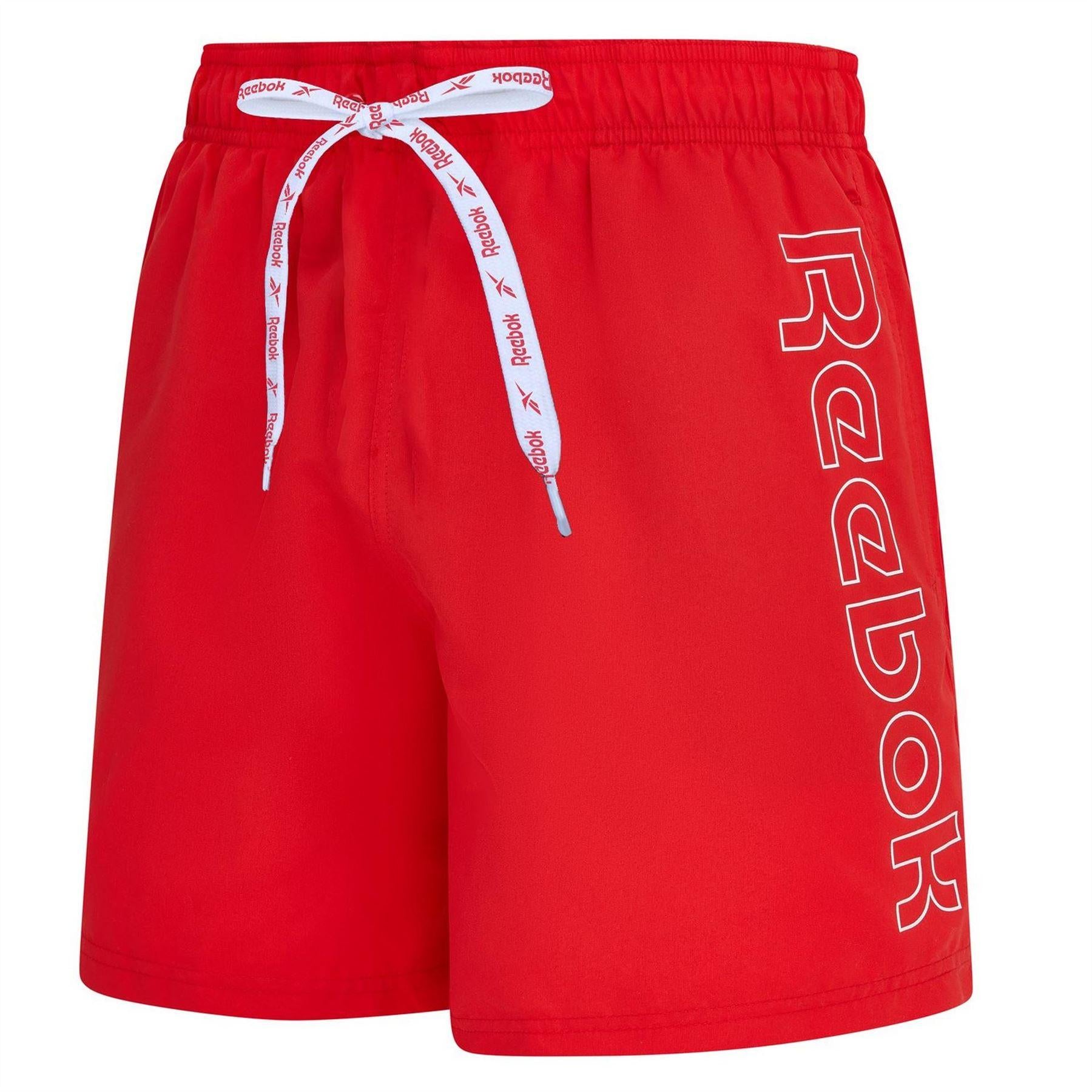 Sport Red - Lifestyle - Reebok Mens Abbott Swim Shorts