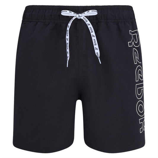 Black - Front - Reebok Mens Abbott Swim Shorts