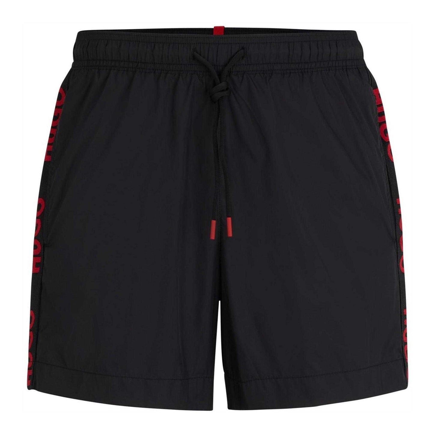 Black - Front - Hugo Boss Mens Fab Swim Shorts