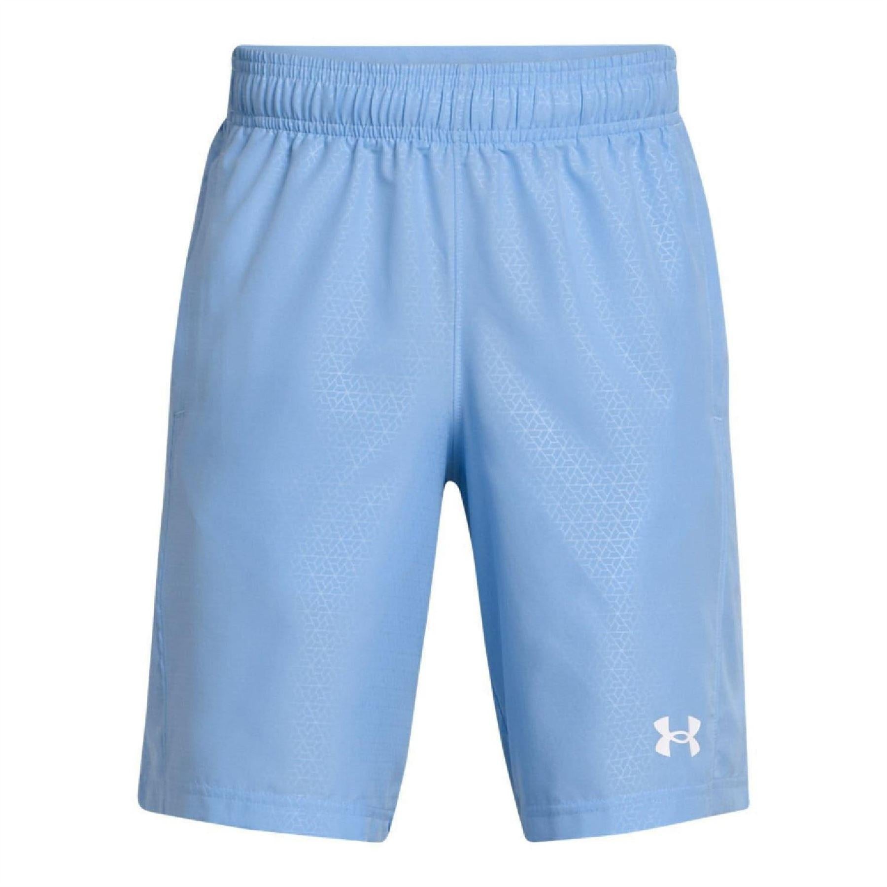 Blue - Front - Under Armour Boys HalfBack Swim Shorts