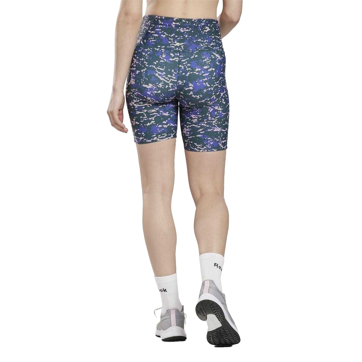 Forest Green - Back - Reebok Womens-Ladies Active Cycling Shorts