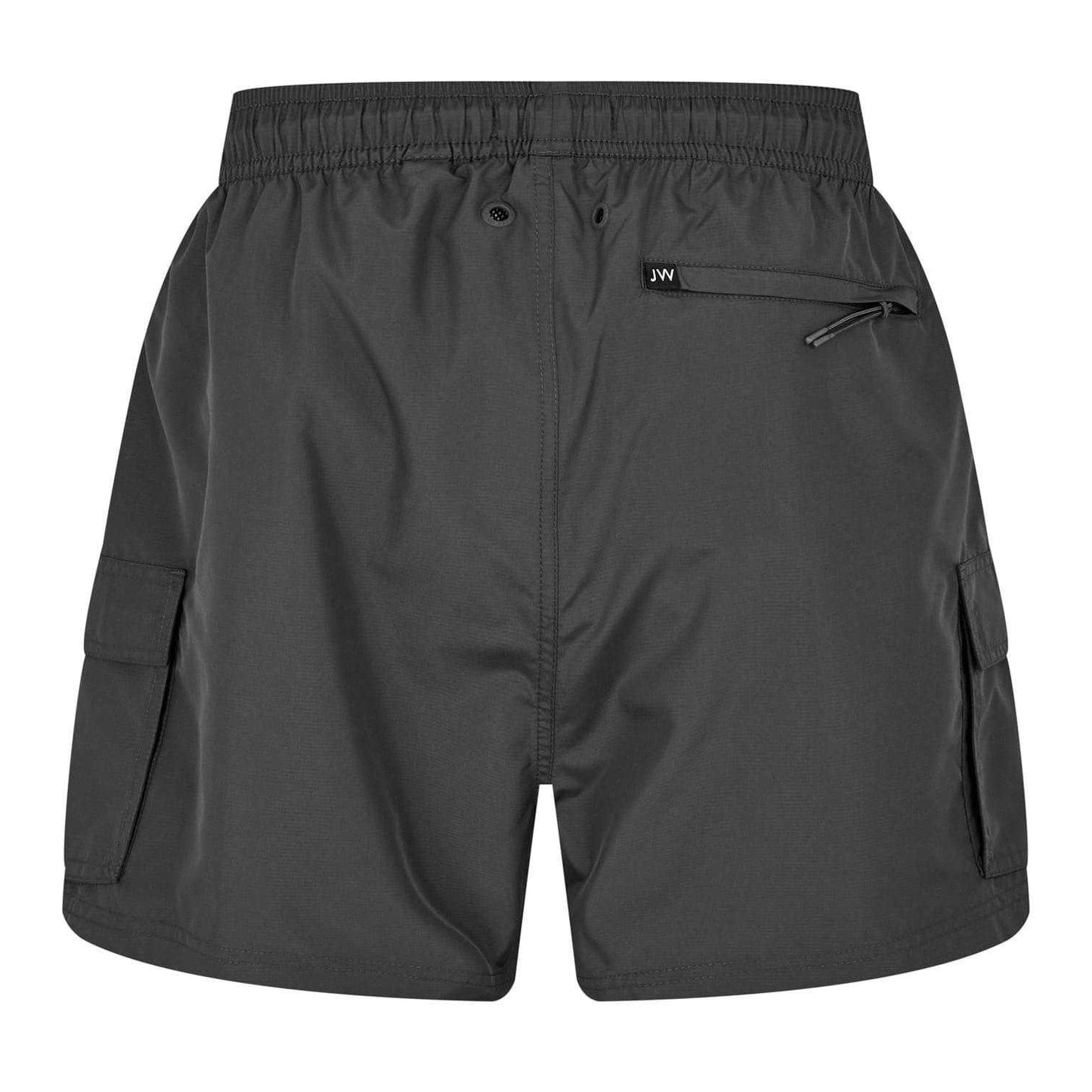 Forged Iron - Back - Jack Wills Mens Regular Swim Shorts