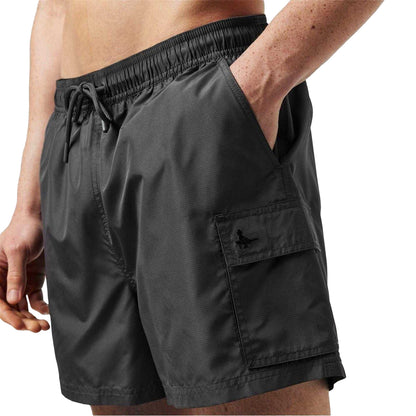 Forged Iron - Side - Jack Wills Mens Regular Swim Shorts