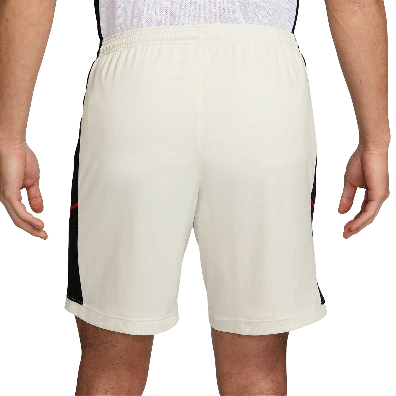 Beige-Black - Back - Nike Mens Academy Shorts