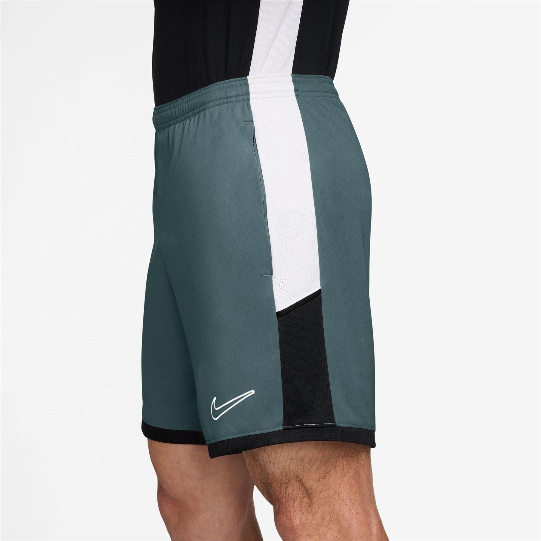 Slate-White - Side - Nike Mens Academy Shorts
