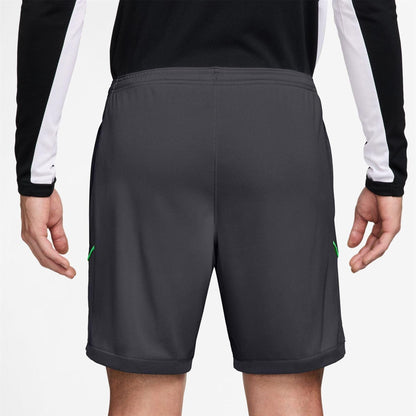 Grey-Black-Green - Back - Nike Mens Academy Shorts