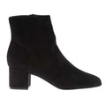 Black - Side - Dune London Womens-Ladies Suede Block Heel Ankle Boots