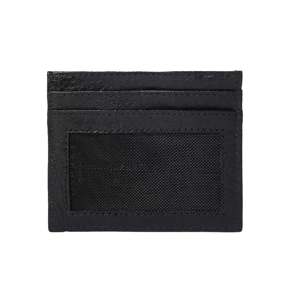 Black - Back - Osprey Leather Travel Card Holder