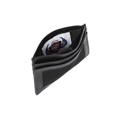 Black - Side - Osprey Leather Travel Card Holder