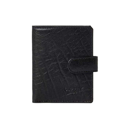 Black - Front - Osprey Highland Embossed Leather Travel Popper Wallet