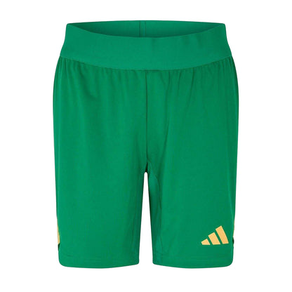 Green - Front - Adidas Unisex Adult Goalkeeper Shorts