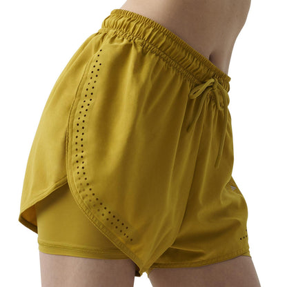 Green - Lifestyle - Adidas Womens-Ladies Stella McCartney Loose Fit Running Shorts